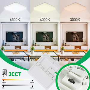 175-240V 15W 18W 24W 3000K 4000K 6500k thông minh lò vi sóng chuyển động <span class=keywords><strong>g</strong></span>ắn kết hiện đại vuông dẫn ánh sáng Trần - Product Image 5