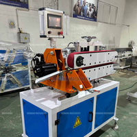 Ligne de production de tuyaux et conduites en PE/PU/PVC à haute productivité et automatisation, machine à double vis, moteur, roulement, boîte de vitesses