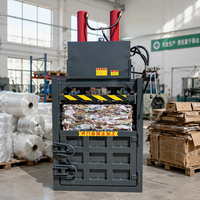 Presse à papier industrielle, machine de recyclage, compacteur hydraulique vertical manuel pour déchets