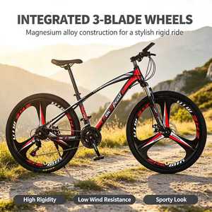 Vélo de plage et de neige à vitesse variable de 26 pouces, frein à disque à absorption des chocs, pneus larges, vélo de montagne, Fatbike, vélos tout-terrain - Product Image 2