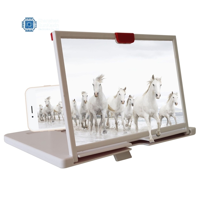10 Inch Mobile Phone Screen Amplifier EL Products-Creative Video Magnifier Desktop Lazy Foldable Pull-Out Stand