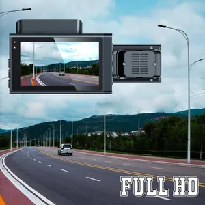 Dash Cam 1080P 3inch Three Shots Dvr Car Camera Front Rear Inside Three Lens Dash Camera