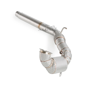 Tuyau d'échappement pour SEAT LEON <span class=keywords><strong>CUPRA</strong></span> 2.0T 2015-2019 Tuyau de descente d'échappement haute performance en acier inoxydable avec bouclier thermique - Product Image 4