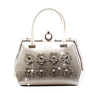 Sac à main Brangio orné de fleurs brillantes - Product Image 5