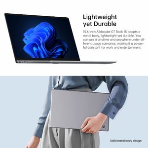 Alldocube GTBook 15 portatile Ultra sottile Intel N5100 nuovissimo Computer portatile Notebook Ordinateur vincere 11 <span class=keywords><strong>PC</strong></span> da gioco portatile - Product Image 3