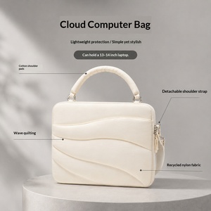 กระเป๋าใส่แล็ปท็อปไนลอนสำหรับผู้หญิง ขนาด 14 นิ้ว และเคสป้องกันแท็บเล็ตขนาด 13 นิ้ว ป้องกันแบคทีเรีย น้ำหนักเบาพิเศษ รุ่นใหม่ ปี 2026 - Product Image 4