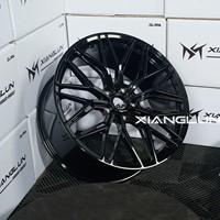 Jantes en alliage forgé multi-rayons noires, directement de l'usine, 17-24 pouces, 5-13J, 5x112 PCD, déport personnalisé pour Audi A4 A5 Volkswagen