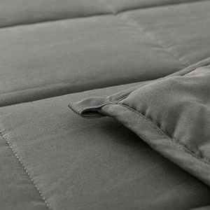 Couverture lestée sensorielle de haute qualité en coton biologique 100% tricoté pour enfants, utilisable en voyage, pour soulager l'anxiété - Product Image 5