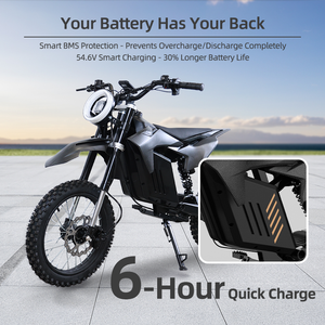มอเตอร์ไซค์วิบากสำหรับขับขี่ออฟโรด รุ่น Factory 37Mph แบตเตอรี่ 20.8Ah ประสิทธิภาพสูง - Product Image 6