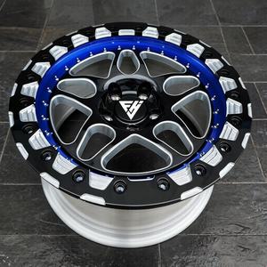 Jantes FHJ 4x4 finition usinée Beadlock 17*10 PCD 4*100 5*114 6*114.3 pour <span class=keywords><strong>Dodge</strong></span> Charger <span class=keywords><strong>Challenger</strong></span> SRT <span class=keywords><strong>Hellcat</strong></span> Jailbreak <span class=keywords><strong>Redeye</strong></span> - Product Image 3