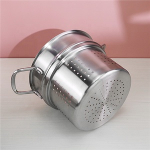 Casserole <span class=keywords><strong>de</strong></span> cuisine à double couche pour spaghetti avec couvercle en verre et grille vapeur - Product Image 6