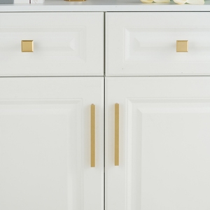 Poignée de tirage longue en laiton massif, minimaliste, durable et écologique pour armoire, <span class=keywords><strong>commode</strong></span> et tiroir - Product Image 6