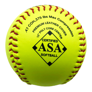 <span class=keywords><strong>Pelota</strong></span> de Softbol de Alta Calidad de 12 Pulgadas para Entrenamiento, Núcleo de Corcho y Cuero PVC Amarillo, Logotipo Personalizado, Tipo Béisbol - Product Image 2