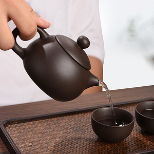 Ensemble <span class=keywords><strong>de</strong></span> 7 pièces : Théière Kung Fu magnifique et pratique, service à thé portable en céramique chinoise pour le voyage, plateau en céramique, tasse à café, <span class=keywords><strong>Gaiwan</strong></span> - Product Image 2