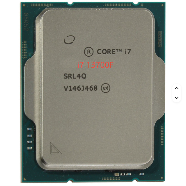 New High-Performance Core I7 13700F Fourteen-Core Desktop CPU 2.5GHz LGA1700 with 30MB L3 Cache