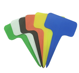 Étiquette de plante Jardinage Étiquette de plante en forme de T Plaque d'identification de plante Plaque d'insertion de sol en plastique étanche - Product Image 2