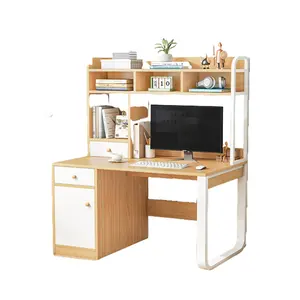 Лидер продаж Amazon, компьютерный стол с книжной полкой, стол «все в одном», маленький рабочий стол для спальни, кабинета, офисный стол