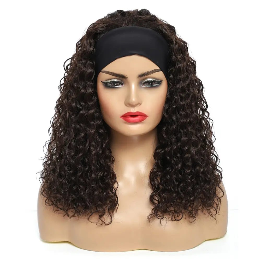 Nước Sóng Headband Wig Giá Rẻ Headband Sóng Nước Tóc Giả Cho Phụ Nữ Bán Buôn Máy Tổng Hợp Làm Ren Tóc Giả