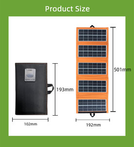 Cargador Solar Portátil de 10W 21W 35W 5V 12V, Panel Solar Plegable para Teléfono, Aceptamos OEM ODM de Fábrica - Product Image 2