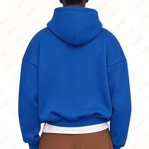 OEM personalizado 100% algodón Sudadera con capucha de los hombres de alta calidad de peso pesado 400 420 450 500 600 Gsm de gran tamaño recortada de invierno Casual - Product Image 2