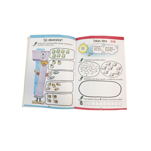 Impresión de libros, papel de arte novedoso, cubierta suave, impresión, clic, lectura, <span class=keywords><strong>libro</strong></span> de imágenes en inglés, <span class=keywords><strong>libro</strong></span> de aprendizaje de cognición de conejo para niños - Product Image 5