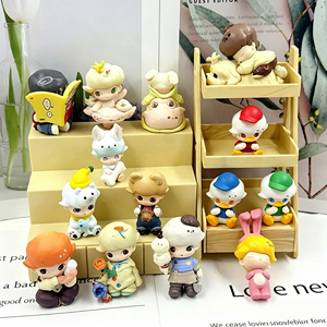 Figurine de jouet tendance <span class=keywords><strong>Dimo</strong></span> populaire, boîte mystère, ornement de bureau, chaîne de téléphone, porte-clés - Product Image 5
