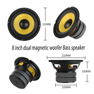 KYYSLB Altavoz Subwoofer <span class=keywords><strong>de</strong></span> 200W y 4 Ohmios <span class=keywords><strong>para</strong></span> 5-8 Pulgadas, Unidad <span class=keywords><strong>de</strong></span> Audio HiFi, Altavoz <span class=keywords><strong>de</strong></span> Bajos <span class=keywords><strong>para</strong></span> Música DIY, <span class=keywords><strong>Amplificador</strong></span> <span class=keywords><strong>de</strong></span> <span class=keywords><strong>Sonido</strong></span>, Altavoz <span class=keywords><strong>de</strong></span> Doble Imán - Product Image 6