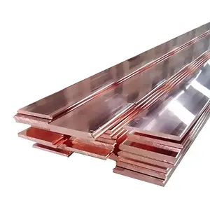 Factory Price 99.995% Pure Copper Round Busbar Solid Copper Round Bus Bars Square Flat Round Copper Busbar