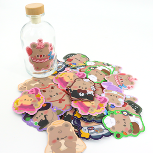 Wholesale Custom Decorative Vinyl Stickers Cartoon Style Waterproof Die Cut Logo Labels for Promotions