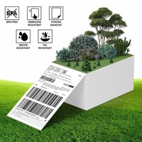 Étiquettes thermiques en vinyle industriel 4x6 pouces 0,075 mm/0,1 mm Face Stock Durable pour l'étiquetage d'entrepôt Gestion des stocks Expédition