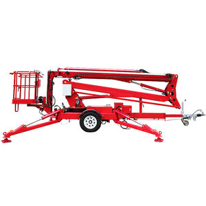 200Kg Capaciteit Elektrische Aanhangwagen Gemonteerde Giek <span class=keywords><strong>Lift</strong></span> Hoogwerker Hoogwerker Motor/Motor Voor Gevelreiniging Fruit Oogsten - Product Image 5