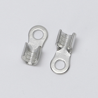 Embout de câble automobile en cuivre étamé OT5.5-3.7 |   Borne de connexion à froid pressée |   Trous de boulons de 4 mm |   Moule personnalisé OEM |   Directement de l'usine