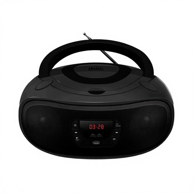 Multi-Color Portable BT Boombox, CD DVD VCD Media Player with Wireless BT for Home Use
