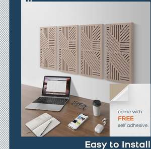 แผ่นซับเสียงแบบหนา ราคาคุ้มค่า ติดตั้งง่ายด้วยกาวในตัว สำหรับห้องละคร ห้องสตูดิโอ - Product Image 6