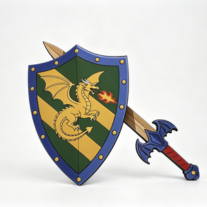 Juego de <span class=keywords><strong>Espada</strong></span> y Escudo de Espuma EVA, Juego de Rol de Caballero, Juguete No Tóxico y Ecológico para Niños, Fiesta de Disfraces - Product Image 1