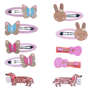 Venta al por Mayor de Pinzas para el Cabello para Niñas, Pinzas Dulces y Lindas para Bebés, Pinzas con Forma de Mariposa y Animales de Dibujos Animados para Niños - Product Image 3