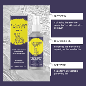 PROTECCIÓN <span class=keywords><strong>SOLAR</strong></span> <span class=keywords><strong>para</strong></span> MASCOTAS, <span class=keywords><strong>Crema</strong></span> <span class=keywords><strong>Solar</strong></span> SPF50, Mejor Protector <span class=keywords><strong>Solar</strong></span> Mineral Natural Hidratante, <span class=keywords><strong>Crema</strong></span> <span class=keywords><strong>Solar</strong></span> <span class=keywords><strong>para</strong></span> la Piel de las Mascotas - Product Image 2