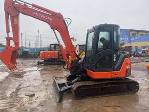 Excavatrice Hitachi ZX50U 2023, faible nombre d'heures de travail, d'occasion, 5 tonnes, capacité de godet de 0,25 m³, composants Kawasaki, pour travaux de construction - Product Image 2