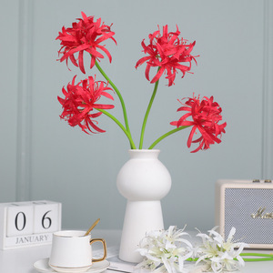 Fleurs artificielles de lys araignées Ruilisi en tissu de soie silicone, légères, pour décoration maison et mariage, 2 pièces - Product Image 3