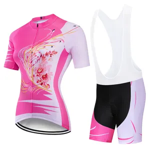Camiseta de Ciclismo personalizada para mujer, jersey de manga corta, Oem