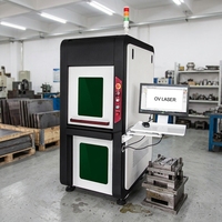 Máquina de Grabado y Marcado Láser de Fibra JPT MOPA de 100W, para Pequeñas Empresas, Grabado en Piedra y Metal, Grabado en Relieve 2.5D