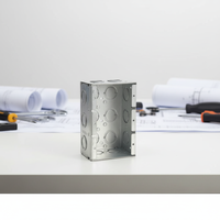 Boîte de jonction en acier galvanisé sur mesure TZR |   Boîtier peint pour instruments électroniques et prises électroniques 3x3x35mm