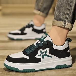 Nouvelles baskets décontractées à lacets en caoutchouc pour hommes, design de marque personnalisé, style urbain, coupe basse, pour le skateboard - Product Image 2