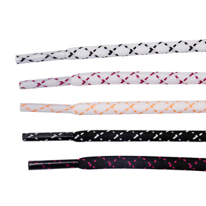 <span class=keywords><strong>Lacets</strong></span> élastiques ronds en polyester bicolore du fabricant Weiou Longueur 50CM-200CM Compatible avec les chaussures Air Converse Série 750 - Product Image 2