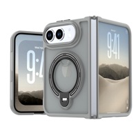 Support rotatif à 360 degrés, coque mate anti-dérapante anti-traces de doigts pour iPhone 18 DUO