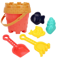 Vente en gros de jouets de plage pour enfants, personnalisés OEM/ODM, jeux de plage d'été en plein air, seau, pelle, ensemble de jouets de plage pour enfants