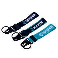 Schlüssel bund Lanyard mit Fabrik Hot Sale Personal isierte Geschenke Kurzer Schlüssel bund Lanyard Outdoor Kletter schnalle Wrist let Schlüssel bund