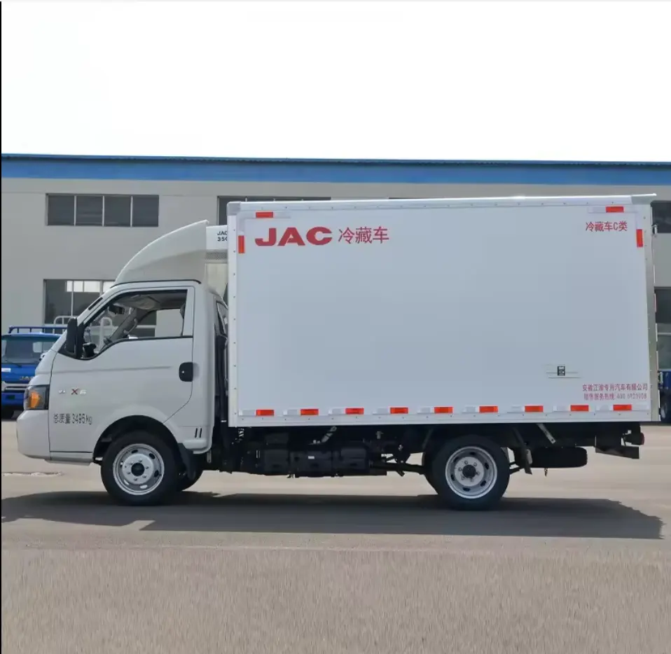 China Wholesale JAC Kaida X6 Refrigerated Truck with 1.8L Gasoline Engine 130hp 3.5 Meter Length JAC Brand Cargo Truck