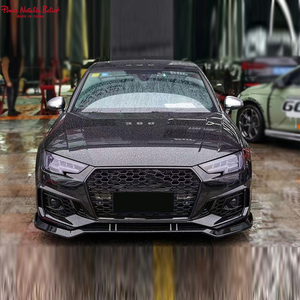 Kit de <span class=keywords><strong>pare</strong></span>-chocs avant style RS4 <span class=keywords><strong>pour</strong></span> Audi A4 S4 B9 2017-2020, avec calandre et lèvre avant, kit de mise à niveau Facelift - Product Image 5