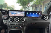 Pour Mercedes-Benz Classe C W205 Classe GLC X253 Système Android 13 Double Écran 12.3" avec Autoradio Navigation GPS Carplay
